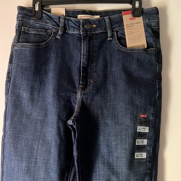 New Levi’s 721 High-Rise Skinny Jeans - Picture 2 of 3